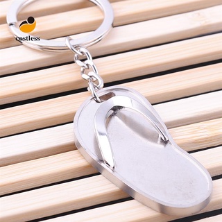 Móc khóa kim loại hình dép xỏ ngón độc đáo