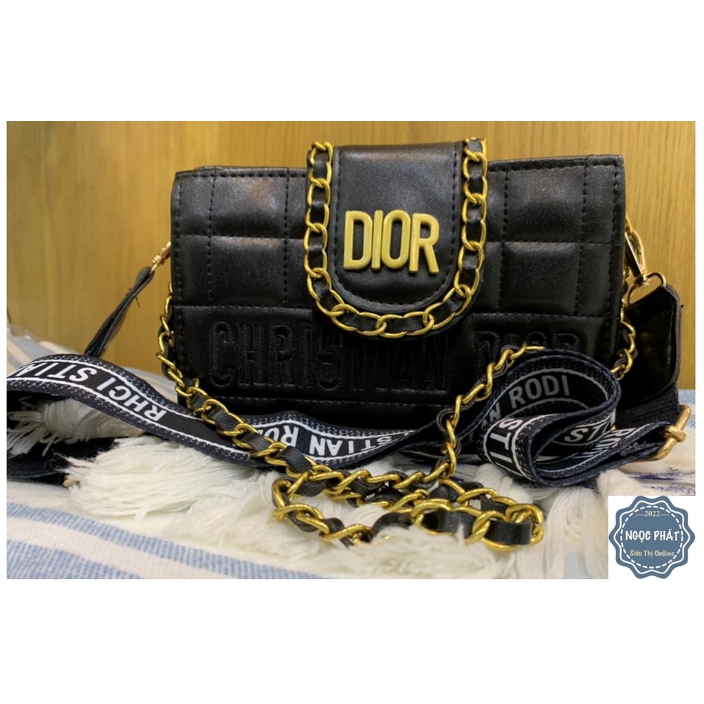 TÚI DIOR NỮ ĐEN - THIẾT KẾ TRẺ TRUNG SANG TRỌNG
