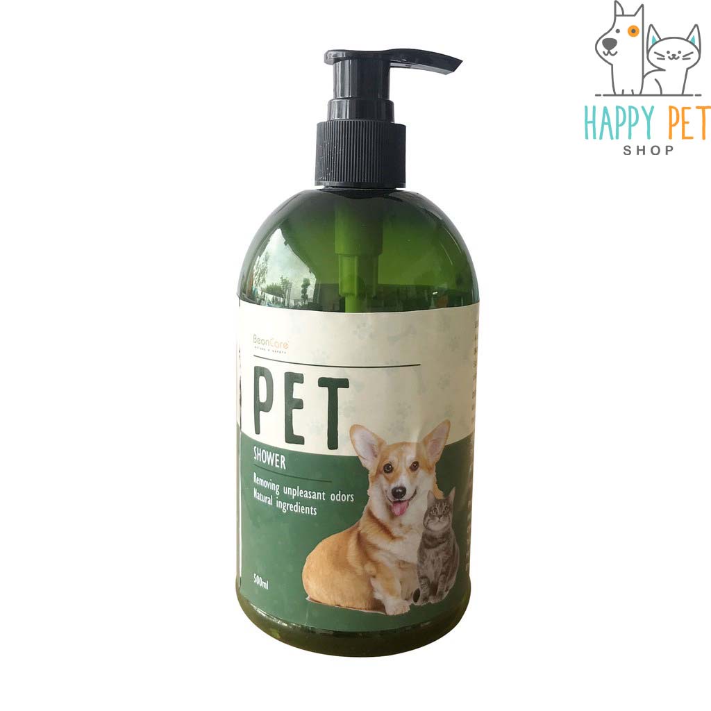 Sữa tắm trị ve rận bọ chét cho thú cưng - Chó Mèo dung tích 500ml Thương hiệu Việt Nam - Happpy Pet Shop