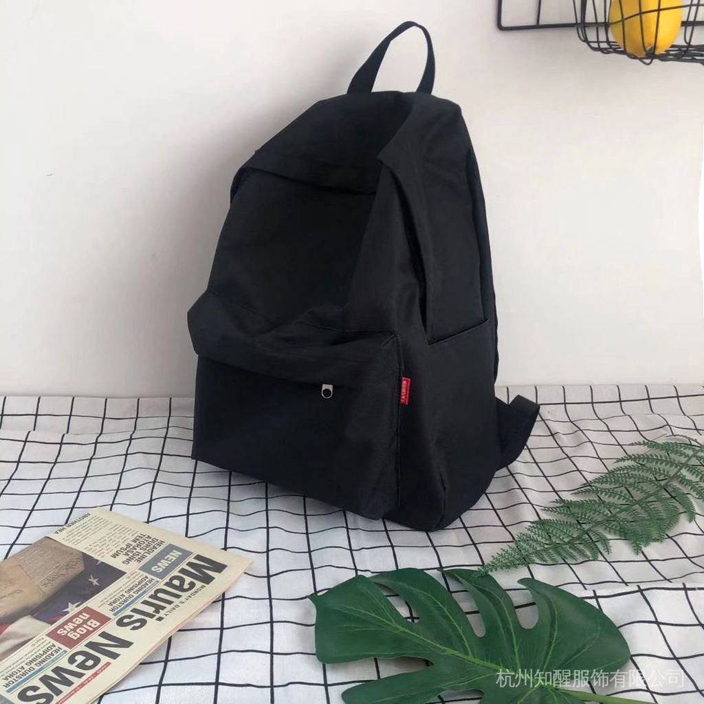 Women's Travel junior high school student simple high school backpack capacity schoolbag College student Korean style ultra light men's backpack