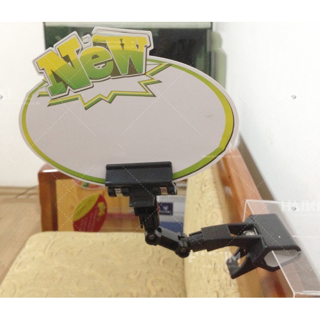 Kẹp sale giảm giá quảng cáo robot xoay 360 độ dùng để kẹp bảng giá, tấm sale , CTKM tại các shop và siêu thị