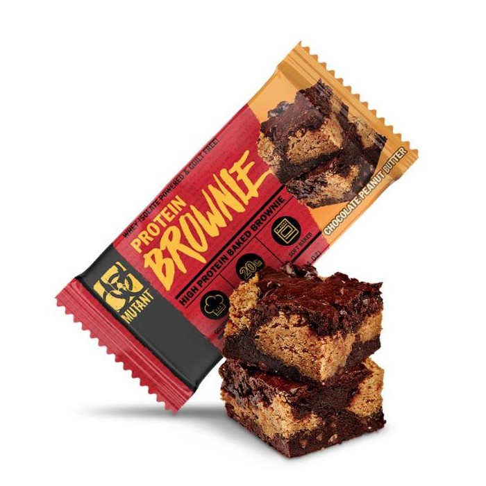 Bánh Protein MUTANT BROWNIE 58g – Hộp 12 Gói