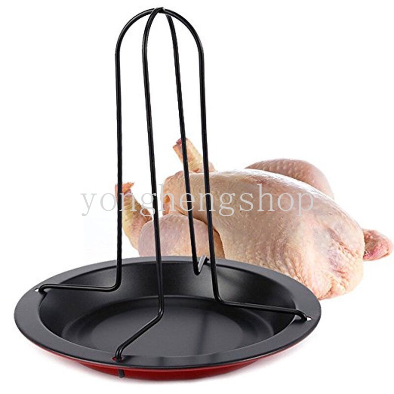 Giá Đỡ Nướng Gà/ Vịt Bằng Thép Không Gỉ Chống Dính Tiện Dụng Cho Nhà Bếp