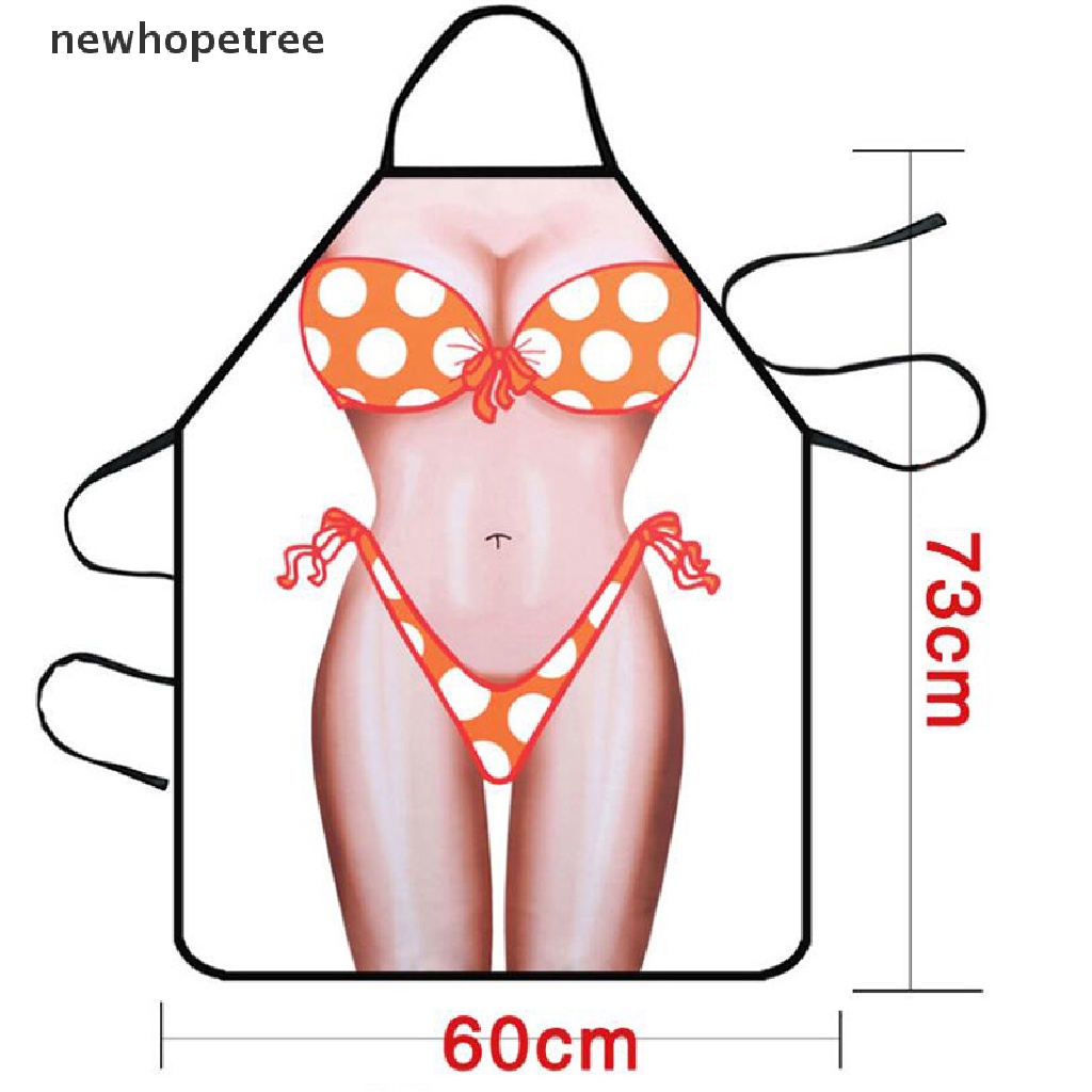 newhopetree Funny Muscle Man Kitchen Apron Sexy Women Cooking Pinafore Home Cleaning Tool OIK
