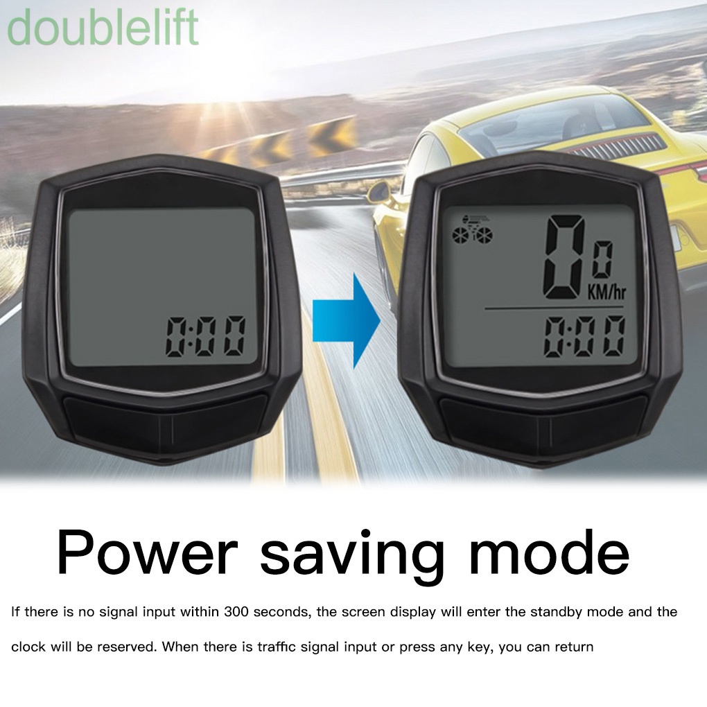 Đồng hồ đo tốc độ xe đạp màn hình LCD chống thấm nước