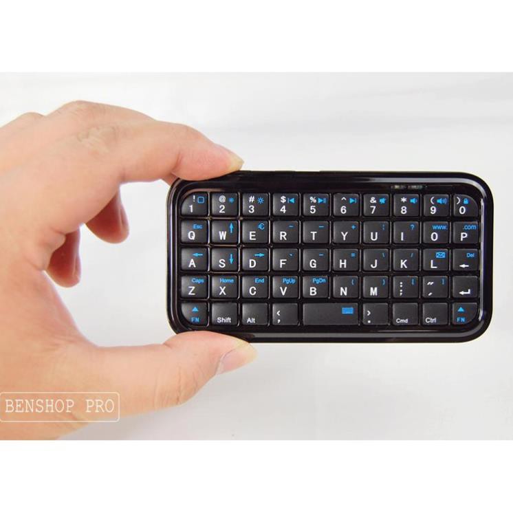 Bàn phím siêu mỏng Mini Bluetooth Keyboard Folio (đen)