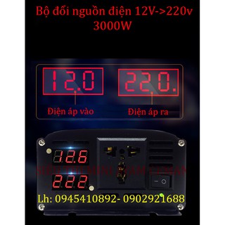 Bộ kích điện 12V lên 220V