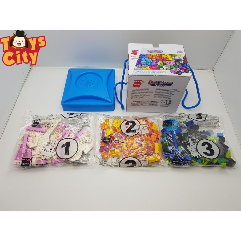 Đồ chơi lắp ghép, xếp hình QMAN Basic Box - Hộp gạch sáng tạo cơ bản BNL2901