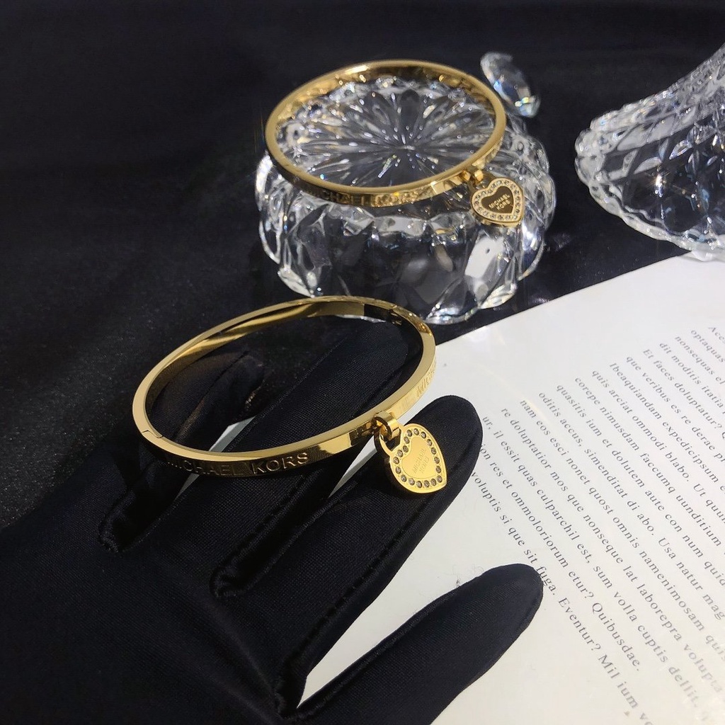 Vòng Tay Michael Kors Thép Titan Thời Trang Cho Nữ