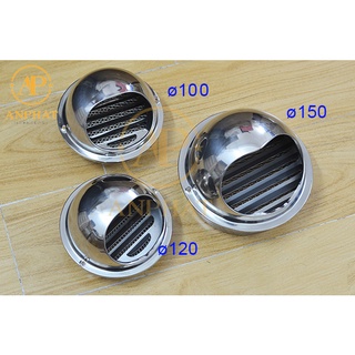 CHỤP THÔNG HƠI, THÔNG GIÓ HÚT MÙI (CHUẨN INOX 304)
