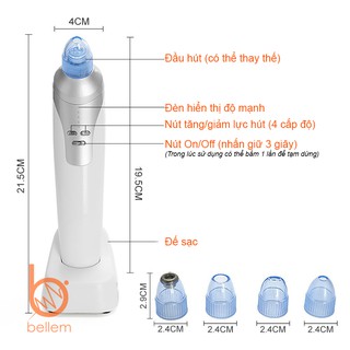 Máy hút mụn COMEDO mới - Hút siêu mạnh (Bảo hành 6 tháng 1 đổi 1)