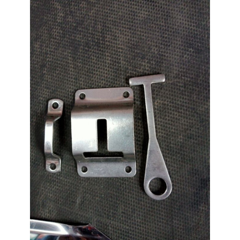 Bộ móc khoá thùng xe tải. Khoá thùng chữ T inox không rỉ
