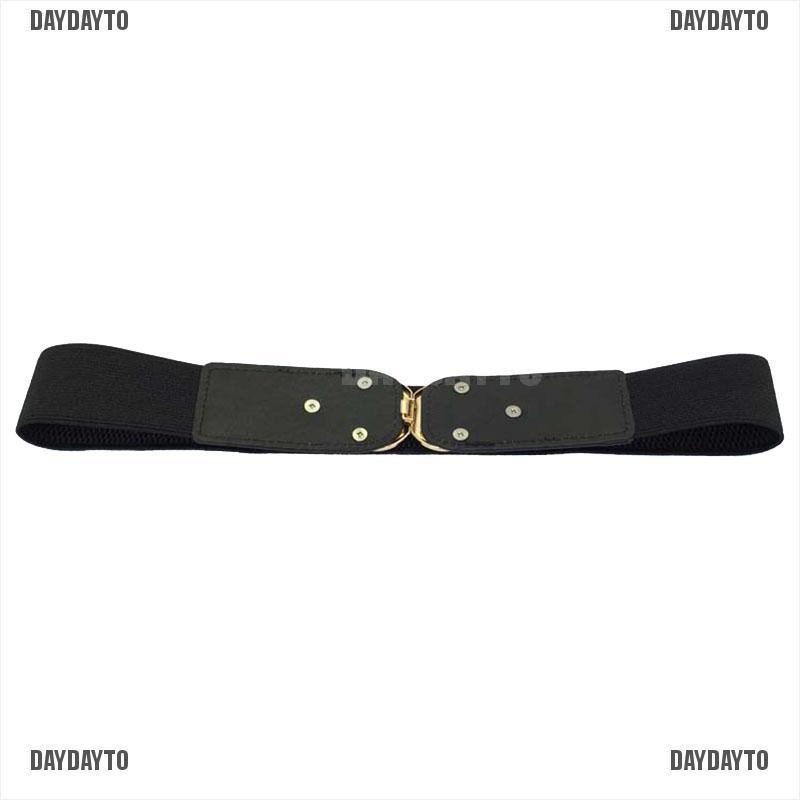 Thắt Lưng Da PU Bản Rộng Dày Co Giãn Thời Trang Cho Nữ