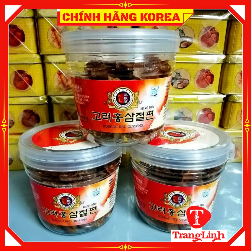 Hồng sâm lát tẩm mật ong 6 năm, cốc 200gr - Sâm lát mật ong hàn quốc - tranglinhkorea