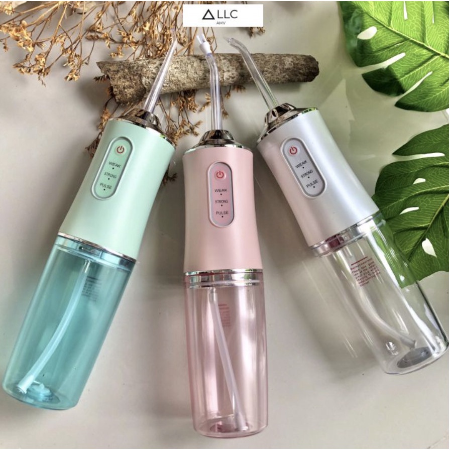 Máy tăm nước cầm tay du lịch Oral Irrigator quốc tế chuẩn nha sĩ khuyên dùng mẫu mới 2022