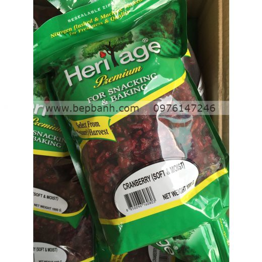 Cranberries / Nam Việt Quốc khô - gói 100gr