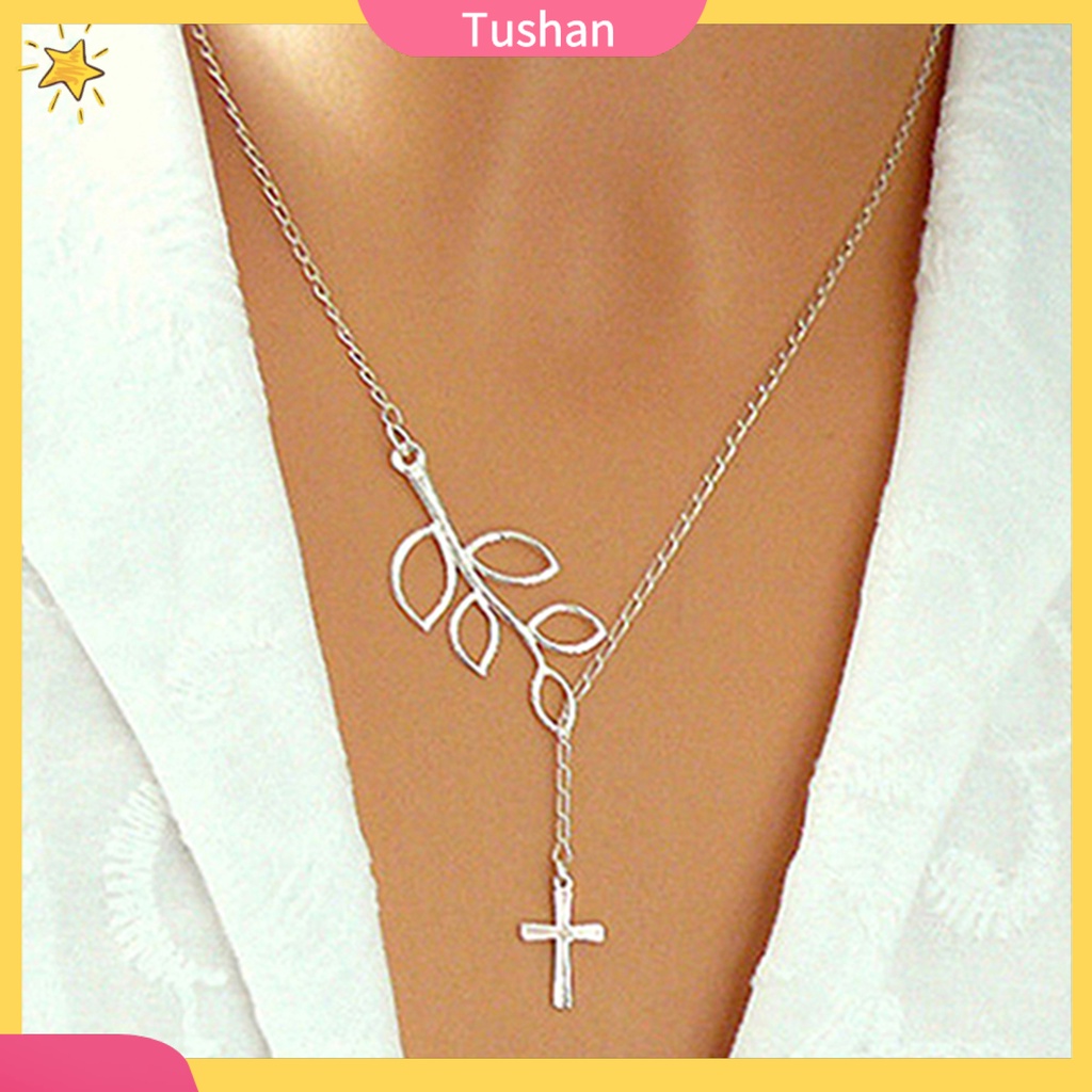 Dây chuyền nữ mặt cú và lá sen đáng yêu