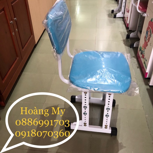 GHẾ HỌC SINH CHÂN ĐÔI TĂNG CHỈNH CHIỀU CAO KHÁCH TỰ LẮP CÓ GIẤY HƯỚNG DẪN