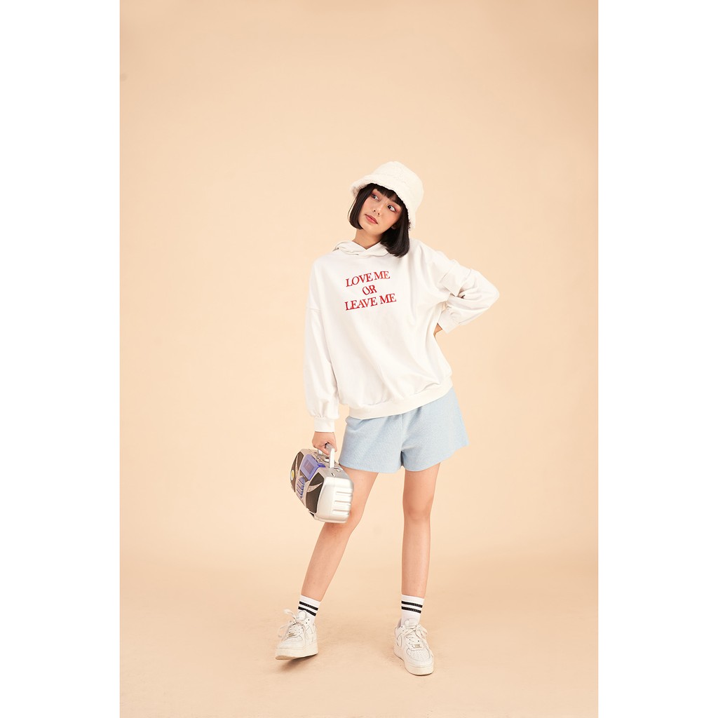 DOTTIE - Áo hoodie in chữ nữ T0209