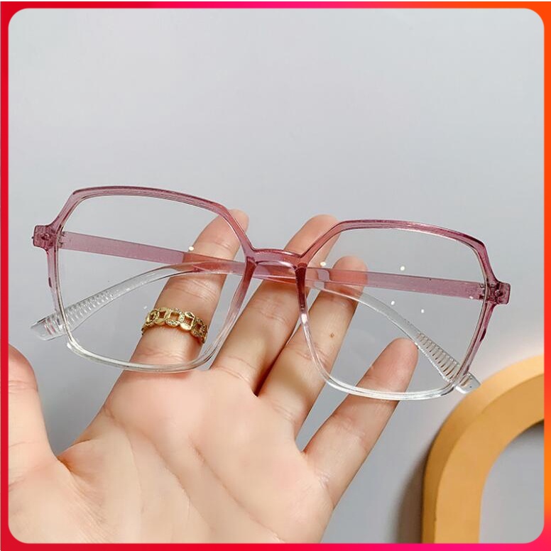 Mắt Kính Gọng Lớn Chống Ánh Sáng Xanh Thời Trang