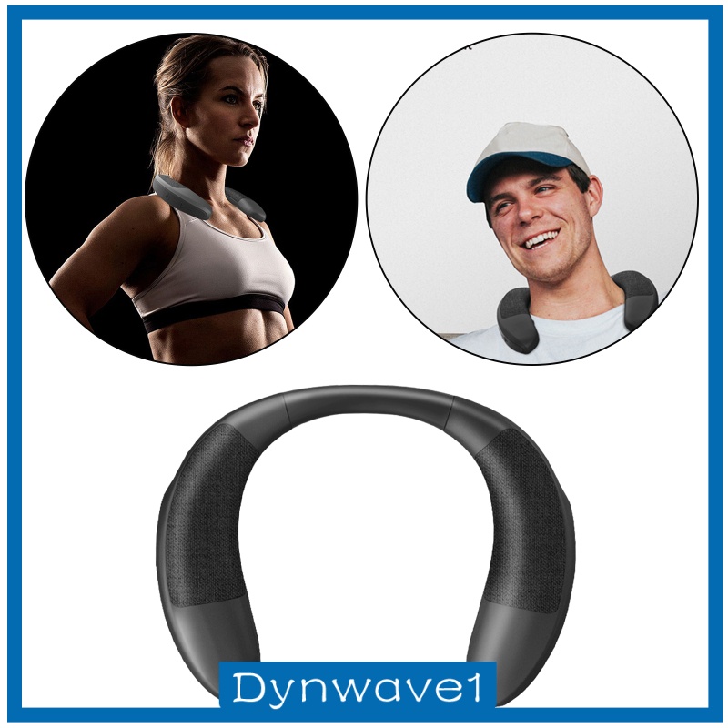 [DYNWAVE1] Wearable Wireless Speaker, Bluetooth 5.0, Low Latency, Personal Neckband Speakers 3D Surround Stereo for Music TV Game