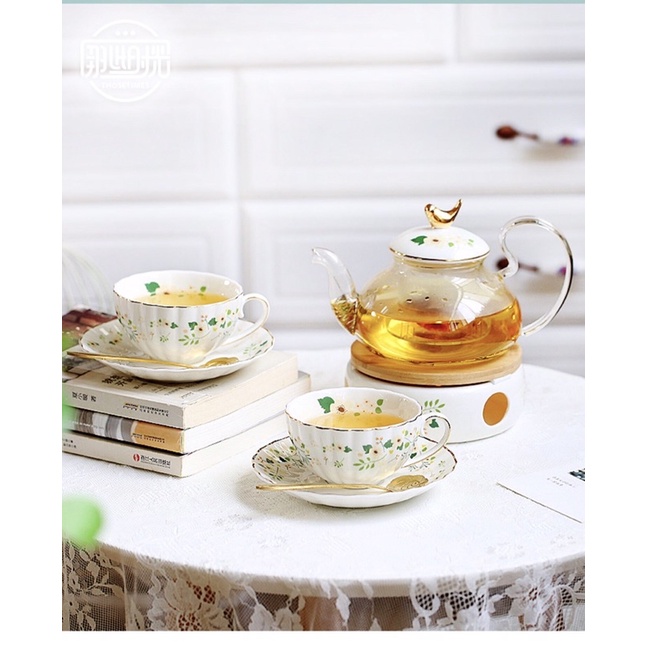 Set trà chiều Châu Âu phong cách Vintage