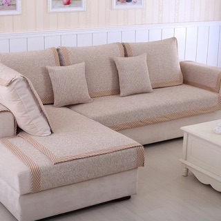 Bọc sofa vải lanh đơn giản 706 size 70*70cm