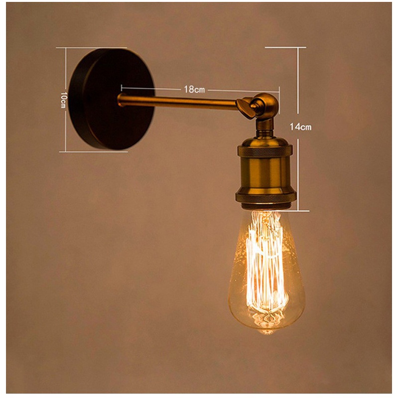 Đèn Gắn Tường Nhỏ Phong Cách retro Nghệ Thuật Cho Phòng Vệ Sinh Ban Công Quán Cà Phê