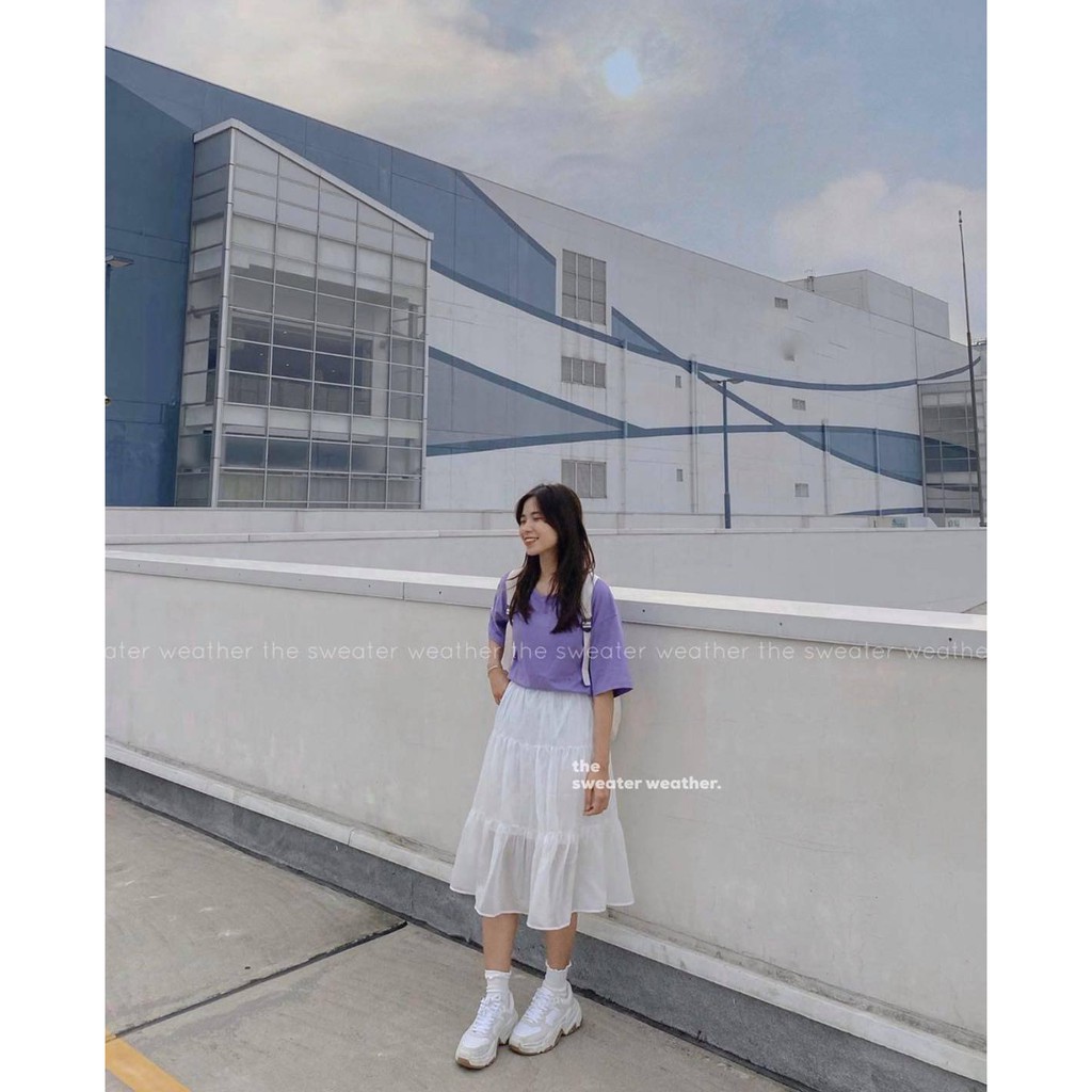 Chân Váy Dáng Dài - Chân váy suông hoa nhí - NORIA STUDIO - Flower Spread | BigBuy360 - bigbuy360.vn