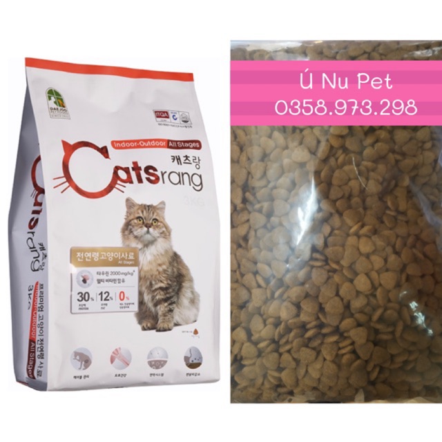 Hạt khô Catsrang cho mèo - Ú Nu Pet