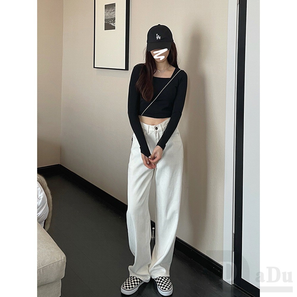 PALAZZO Quần Jeans Dài Ống Loe Thời Trang Dành Cho Nữ