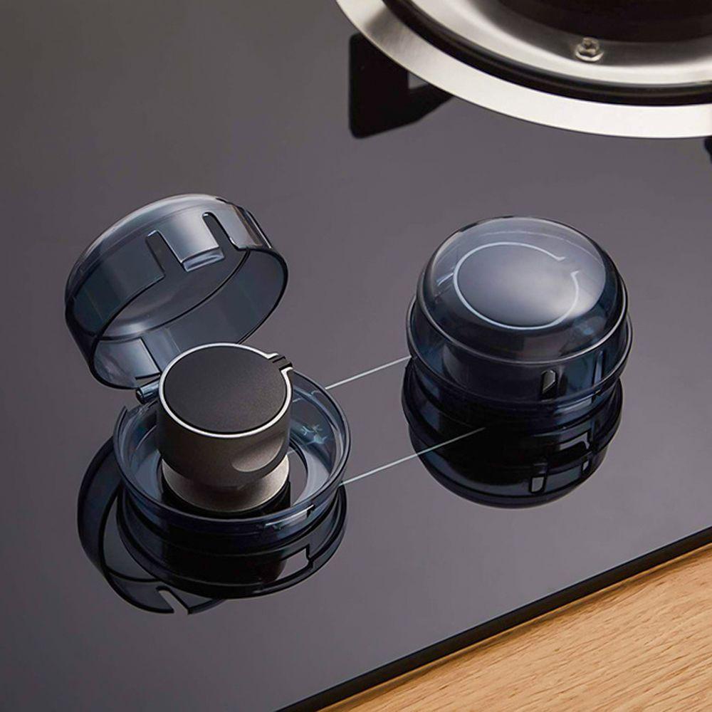 Set 1 / 2 Nắp Nhựa Trong Suốt Đậy Núm Vặn Lò Vi Sóng