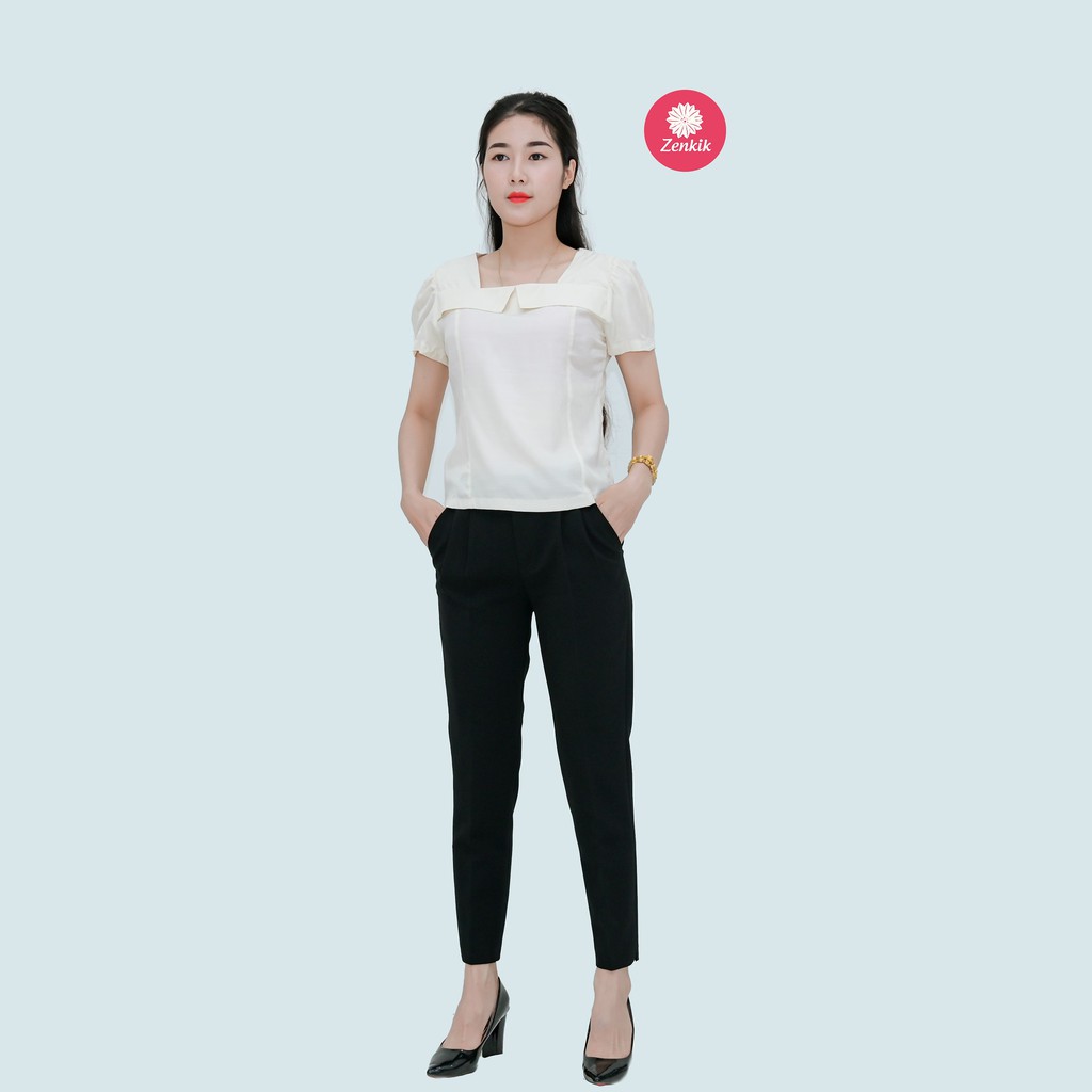Quần âu nữ thời trang Zenkik kèm đai dáng trẻ trung hiện đại QT07 | BigBuy360 - bigbuy360.vn