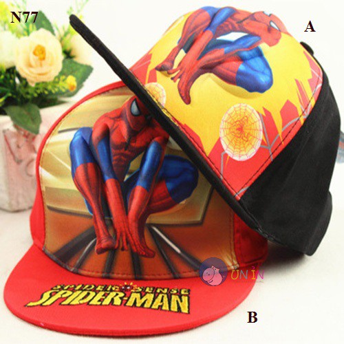 N77 - Nón Lưỡi Trai Người Nhện Phong Cách