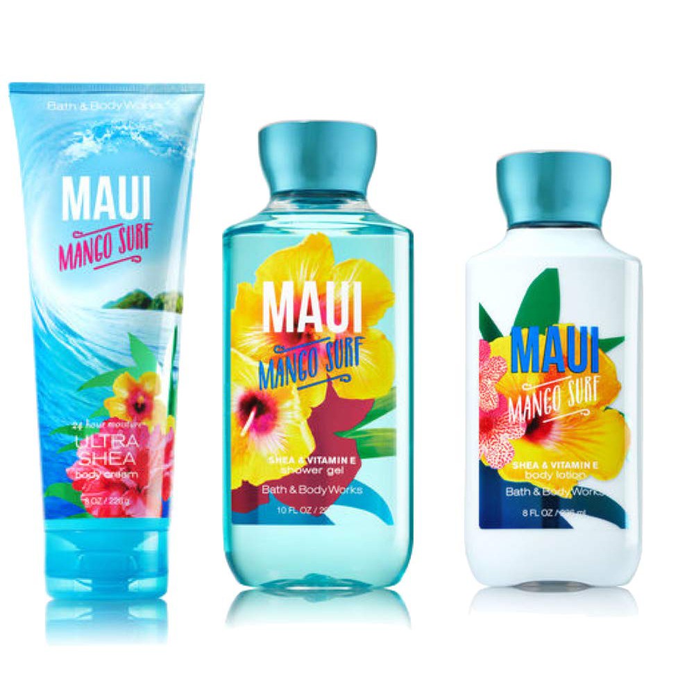 Dưỡng thể giữ ẩm da Bath &amp; Body Works Maui Mango Surf body lotion 236ml (Mỹ)