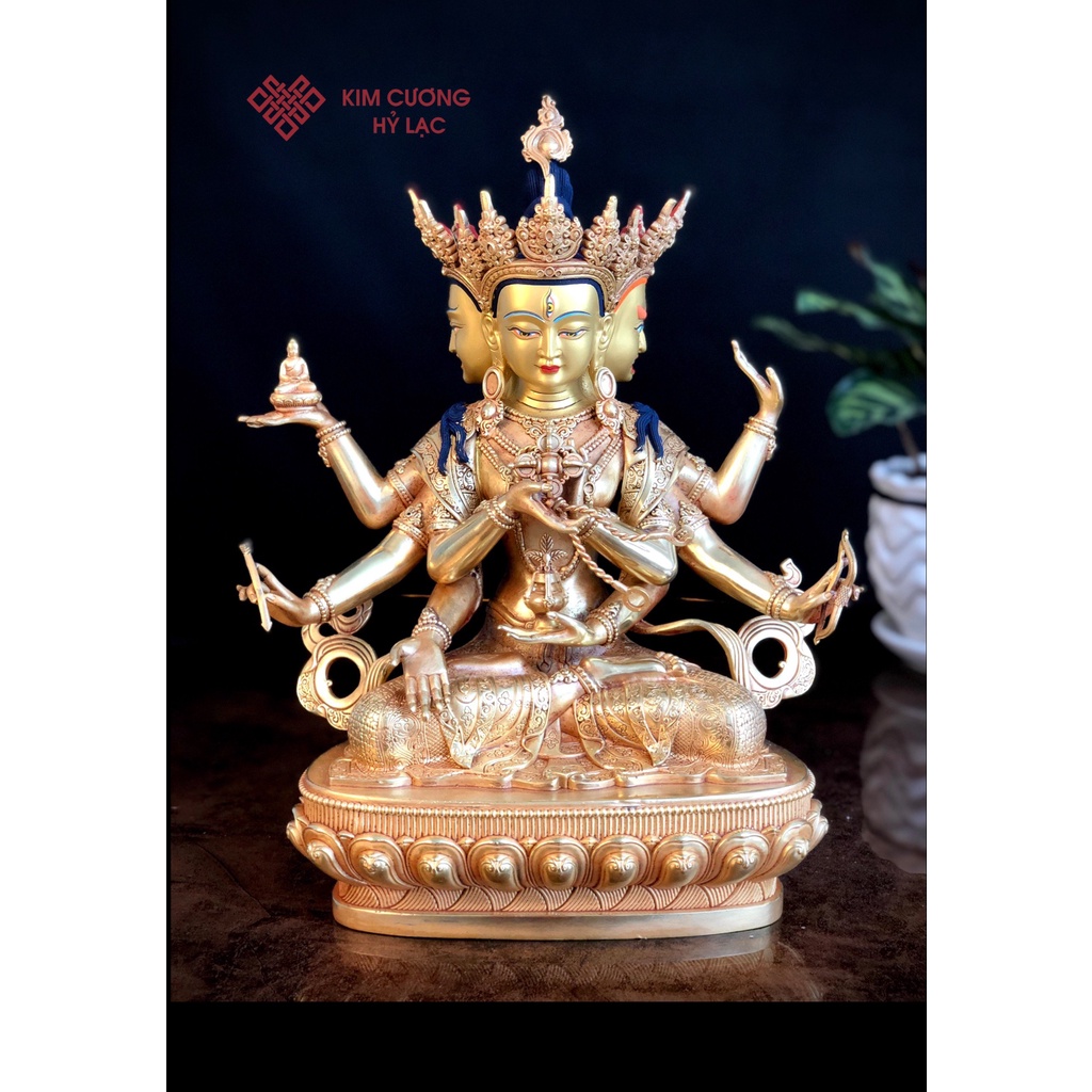 Tượng Phật Đảnh Tôn Thắng Mật Tông [Kim Cương Hỷ Lạc]