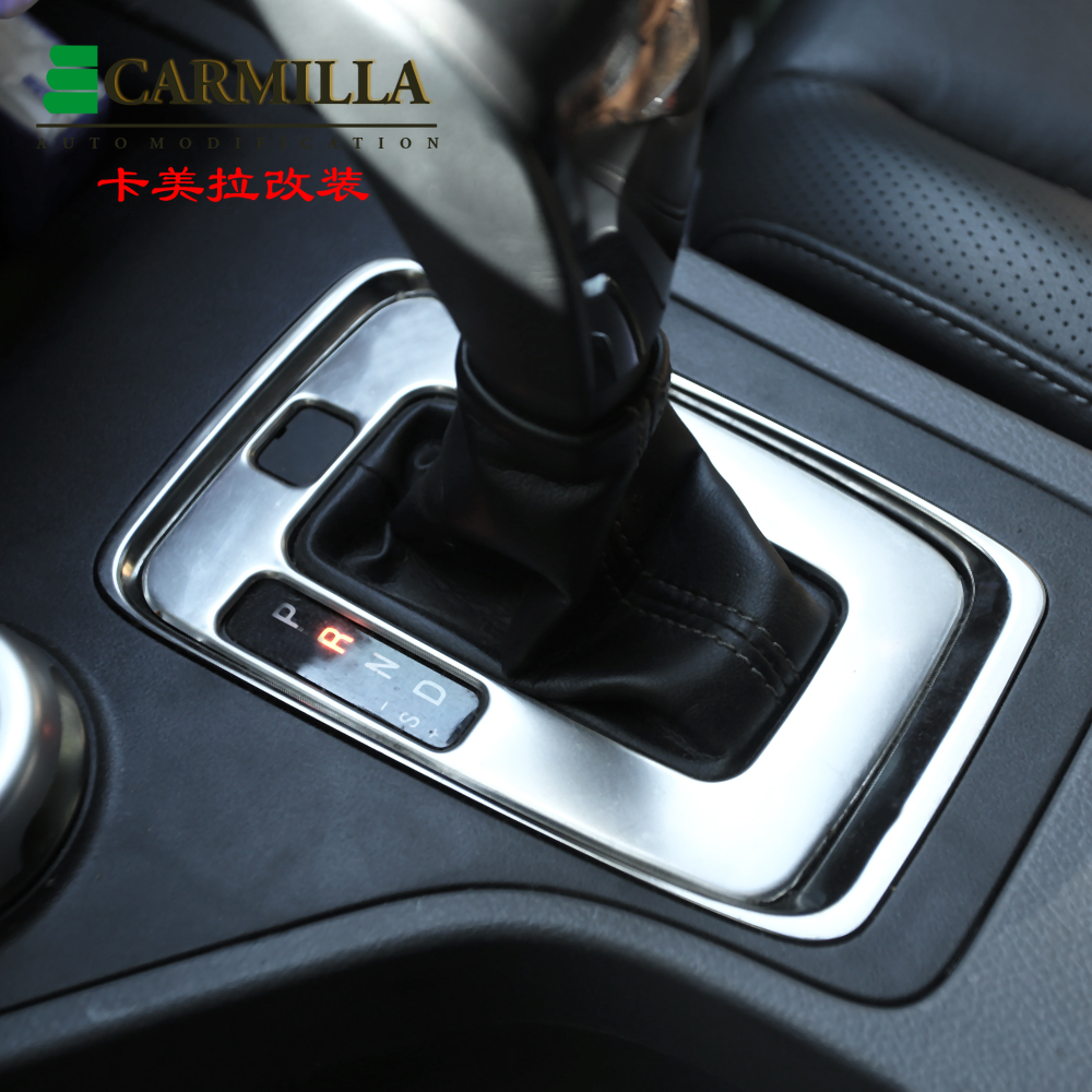 Ốp Bọc Cần Số Bằng Thép Không Gỉ Cho Ford Ranger Everest Endeavour 2015 2016 2017 2018 2019