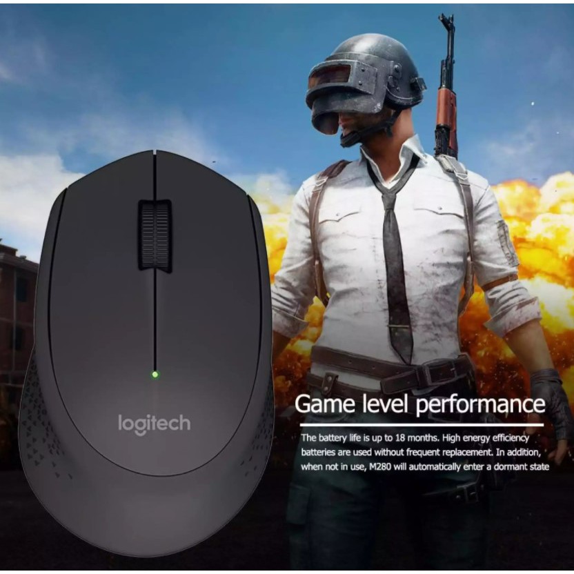 Chuột Logitech M280 Wireless 1000dpi 2.4ghz-Công Nghệ Chuột Quang Tiên Tiến Với Thiết Kế Tinh Tế Và Hiện Đại