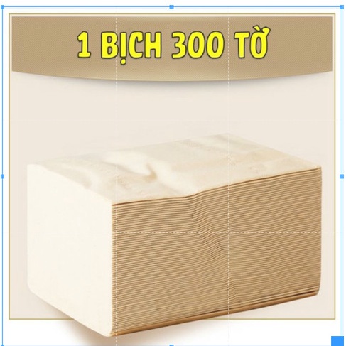 Giấy ăn gấu trúc siêu dai 1 gói 300 tờ hàng xưởng