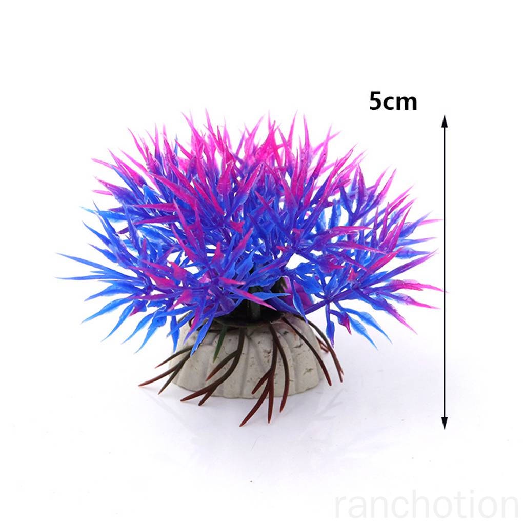 Cây nhựa nhân tạo sống động dùng trang trí bể cá