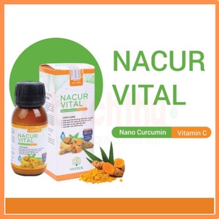 Tinh bột nghệ, bột nghệ cao cấp nano curcumin NACURVITAL hỗ trợ chống oxy hóa và tăng cường hệ miễn dịch cho cơ thể