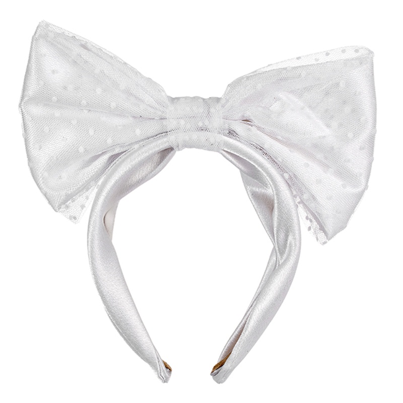 Nơ Cài Tóc Họa Tiết Chấm Bi Xinh Xắn Cho Nữ