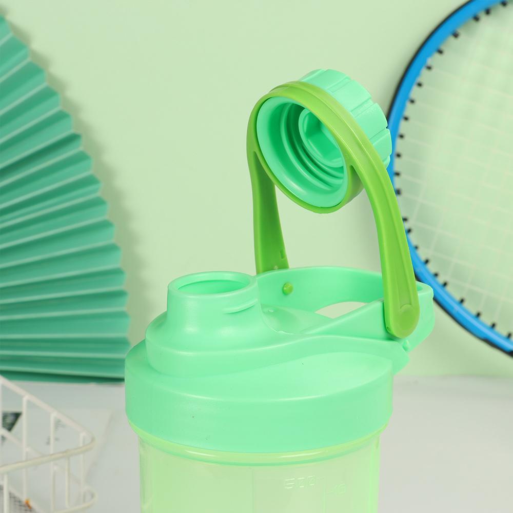 Bình Lắc Dinh Dưỡng 500ml Bằng Nhựa Kèm Dây Và Bóng Khuấy Cho Nam Và Nữ