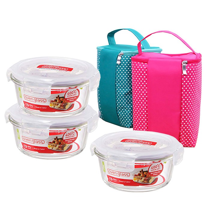 Hộp thủy tinh Lock&amp;Lock 380ml cao cấp