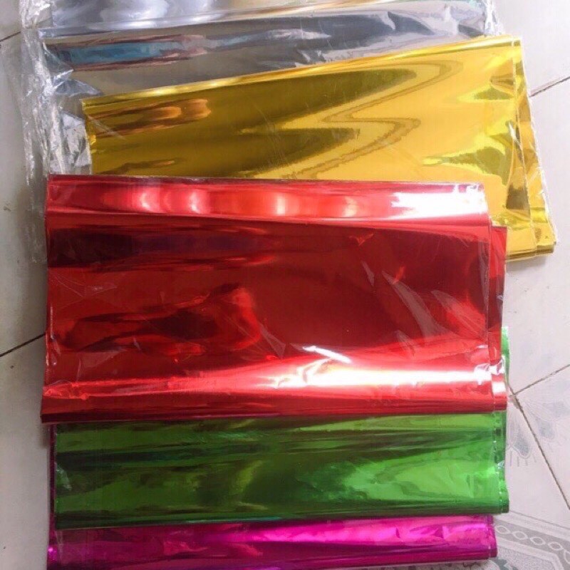 Sỉ 1 tệp giấy thuỷ ngân loại đẹp 50 tờ để làm oản | Phụ kiện trang trí oản tài lộc, oản thờ