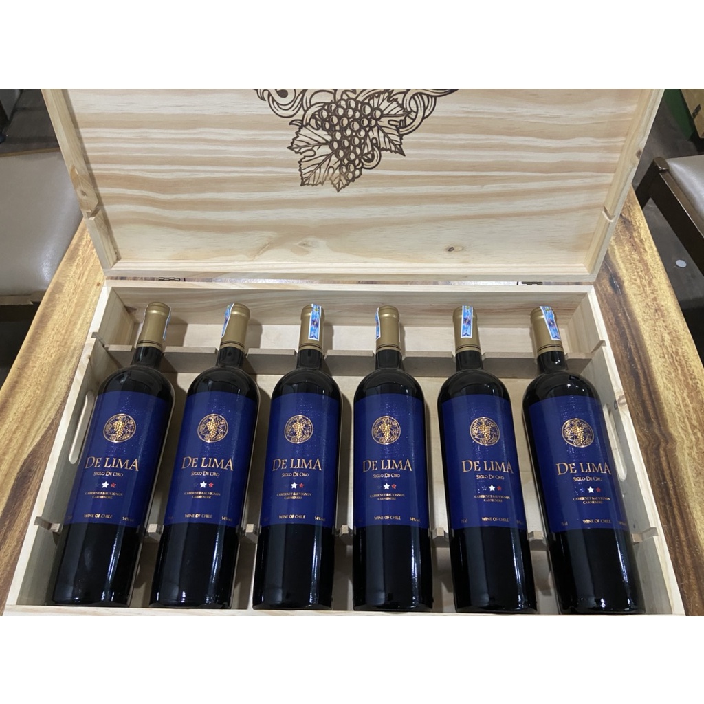 Rượu vang Chile De Lima nhập khẩu