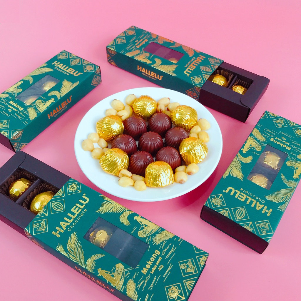 Socola Sữa Nhân Hạt Sen