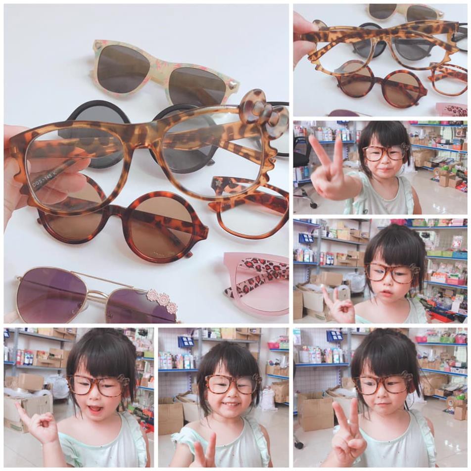 (SALE) Các loại kính chống nắng chống tia UV, chống đau mắt, chống bụi cho bé trai và gái mùa hè năm 2020