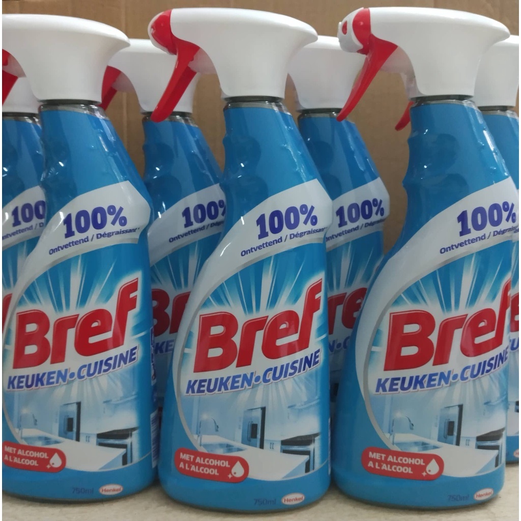 Vệ sinh tẩy dầu mỡ đa năng BREF POWER FETT hoặc KEUKEN CUISINE chai 750ml  - ImP - ImPvn