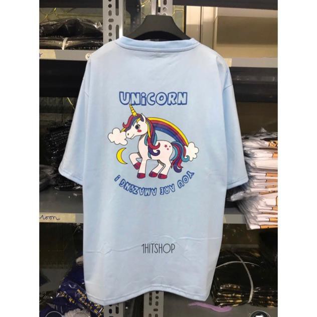 Áo Thun UNICORN NGỰA 1 SỪNG 4 Màu Unisex
